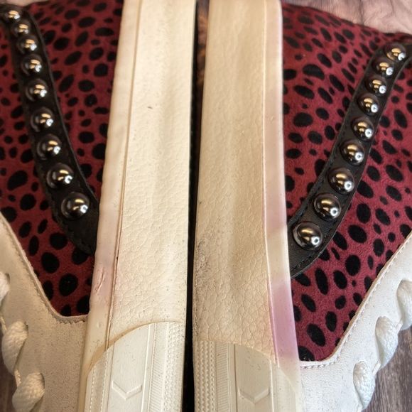 Vintage Havana Redeem Wine/Black Multi Mid-Top Sneakers - Picture 6 of 10